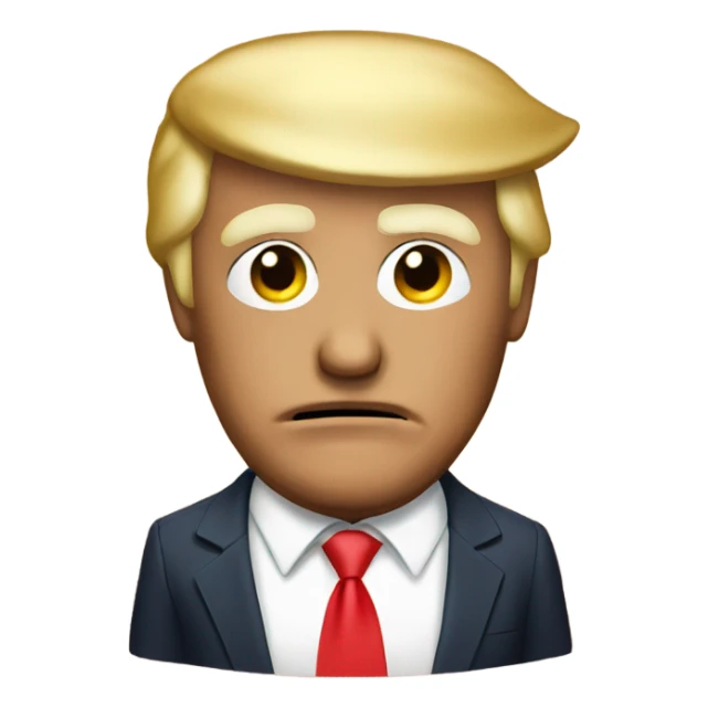Donald Trump with mask on  sticker