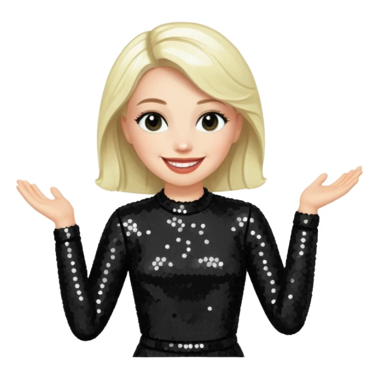 Nicky Bryne from Westlife with black sequin outfit sticker