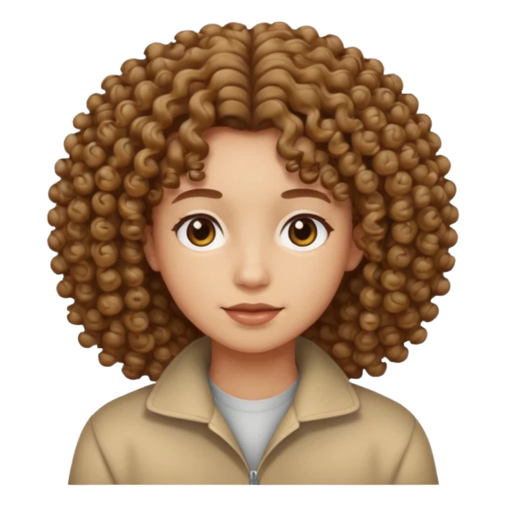 Curling my hair sticker