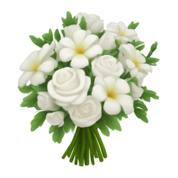 White Bouquet of flowers sticker