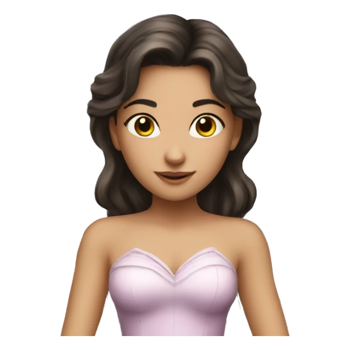 attractive brunette fairy  sticker