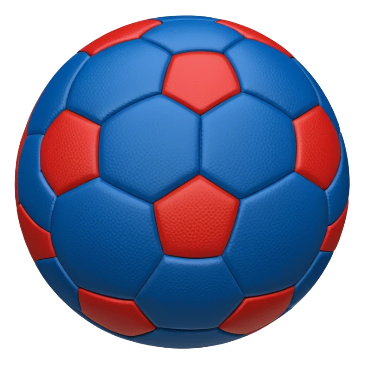 football ball blue (#00A3E0) and red (#F9423A) sticker