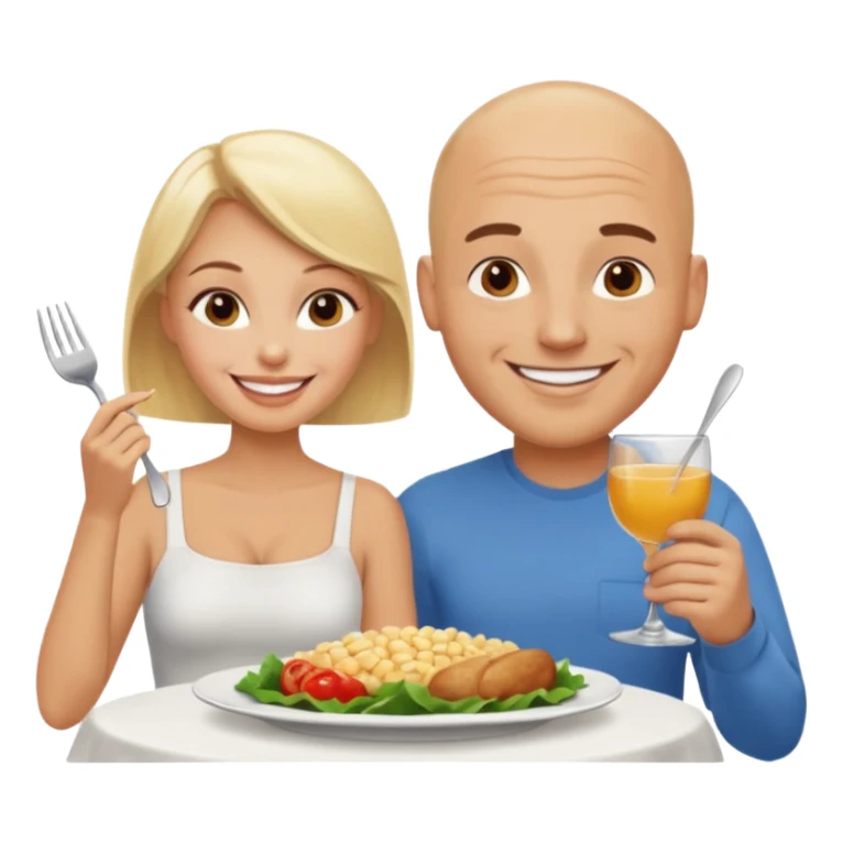 Bald Man eating out a blonde women sticker