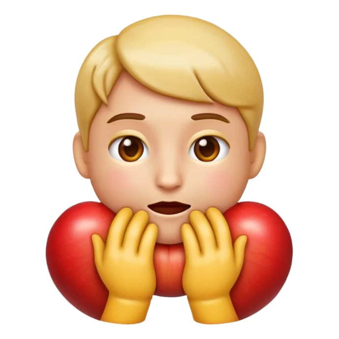 normal apple style emoji but someone jokingly having their hands at their neck choking themselves  sticker