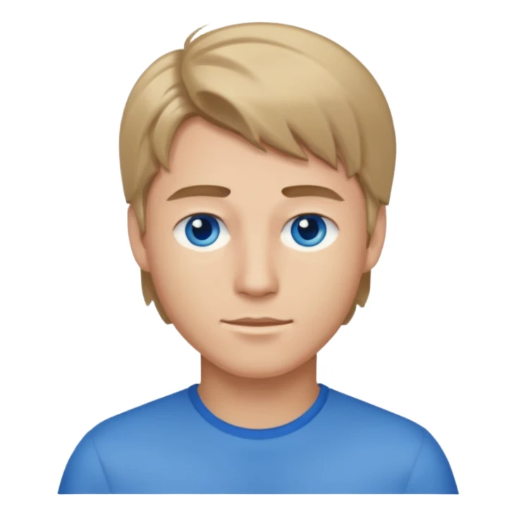 male darkblond sticker