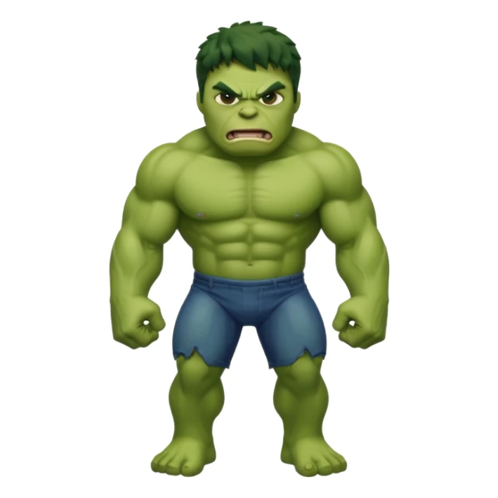 Generate an emoji of hulk sticker