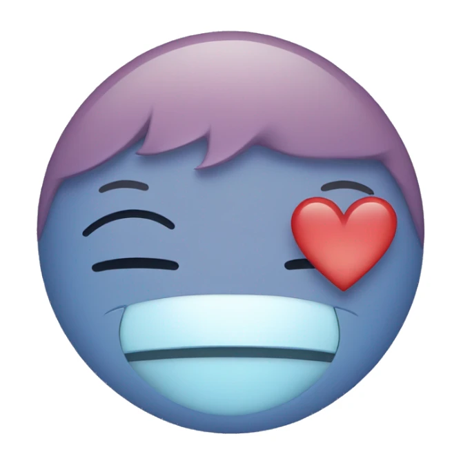 Smile with sleep zzz and little heart around sticker