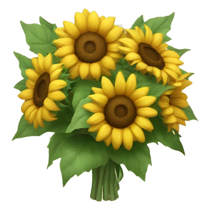 Bouquet of sunflowers sticker
