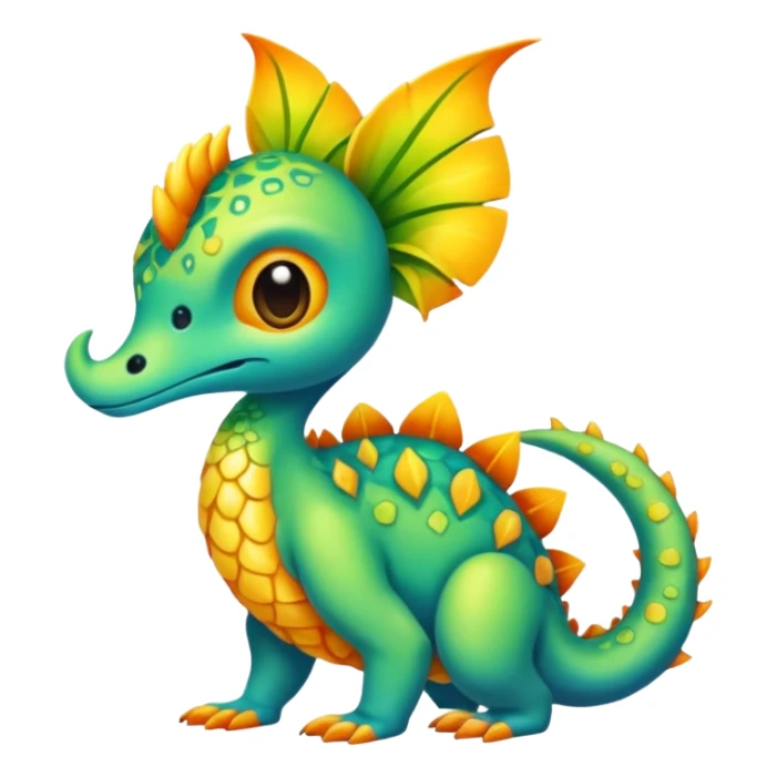 Colorful Exotic Pokémon-Digimon-Monster-Beast-Fakémon-hybrid-creature (full body) sticker