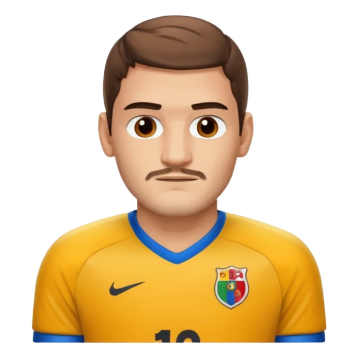 Casillas football player sticker