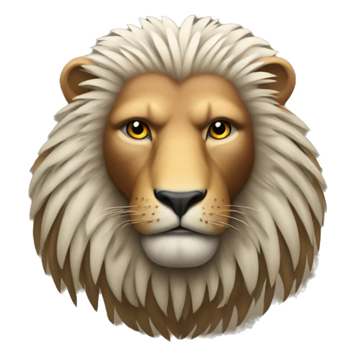 eagle merged with lion sticker