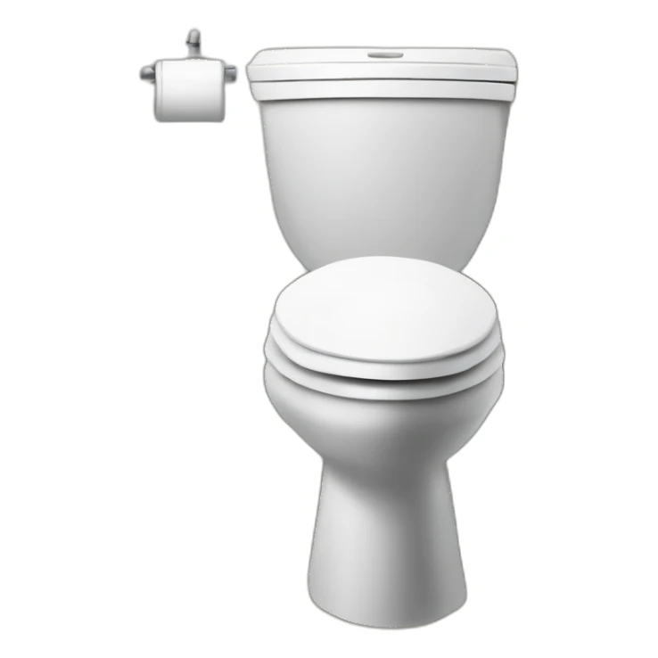 Toilet (disembodied head inside toilet bowl) (skibidi toilet) (skibidi 1 meme) sticker