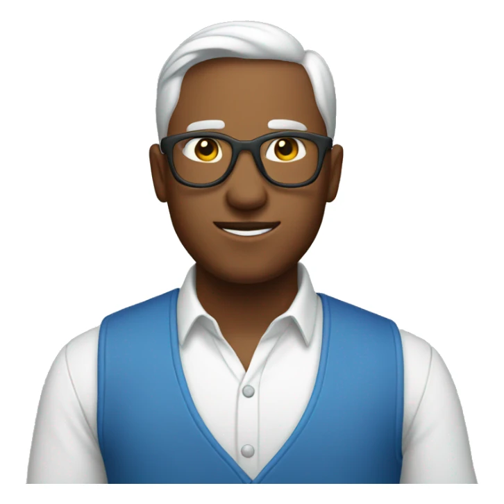 dove wearing blue vest sticker