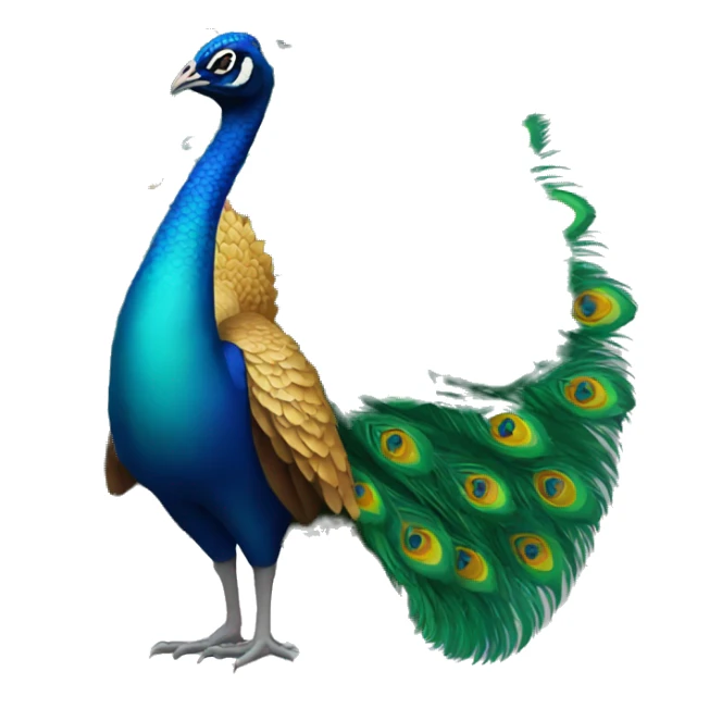 Peacock sticker