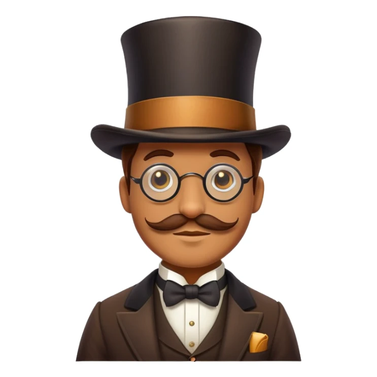 handsome whiskey character  sticker