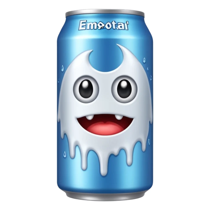 white monster drink sticker