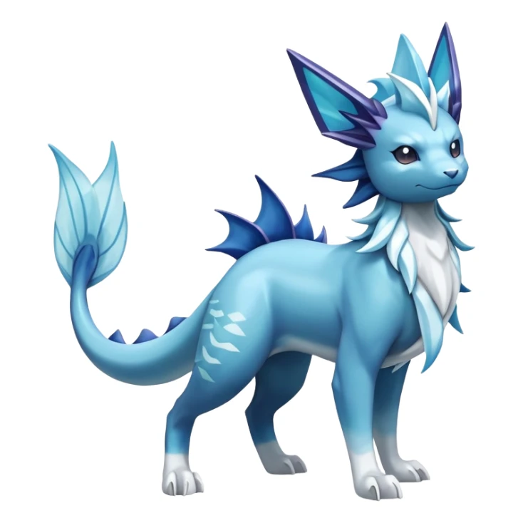 Cobalion-Suicune-Vaporeon-fakemon (full body) sticker
