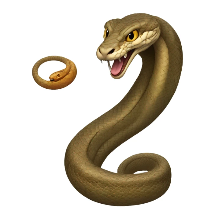 a Viper with an imposing behind and with a tongue hanging out sticker