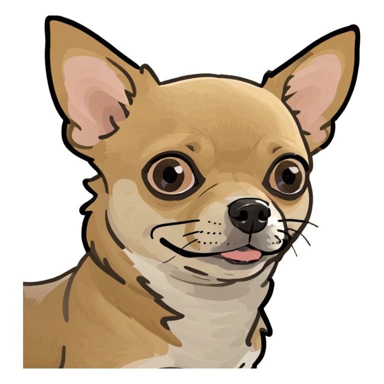 Chihuahua gordito sticker