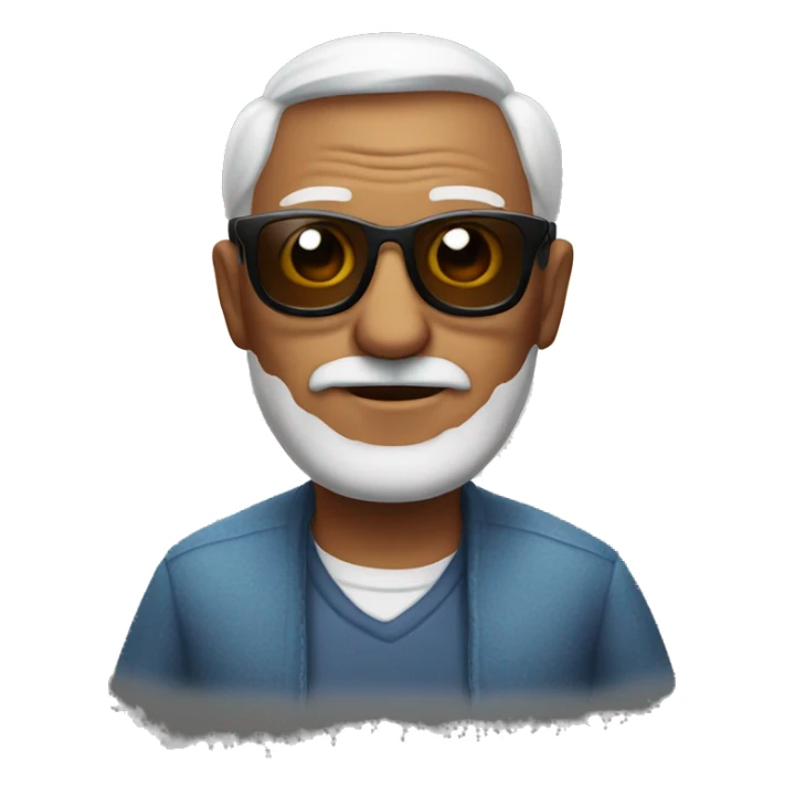 grandpa in sunglasses sticker