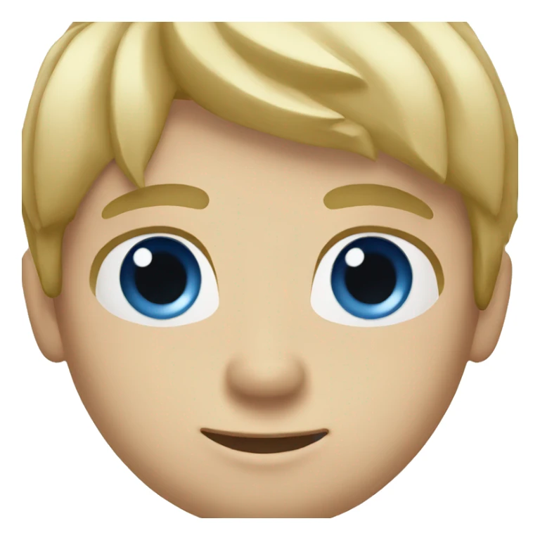 blond hair man blue eyes sticker