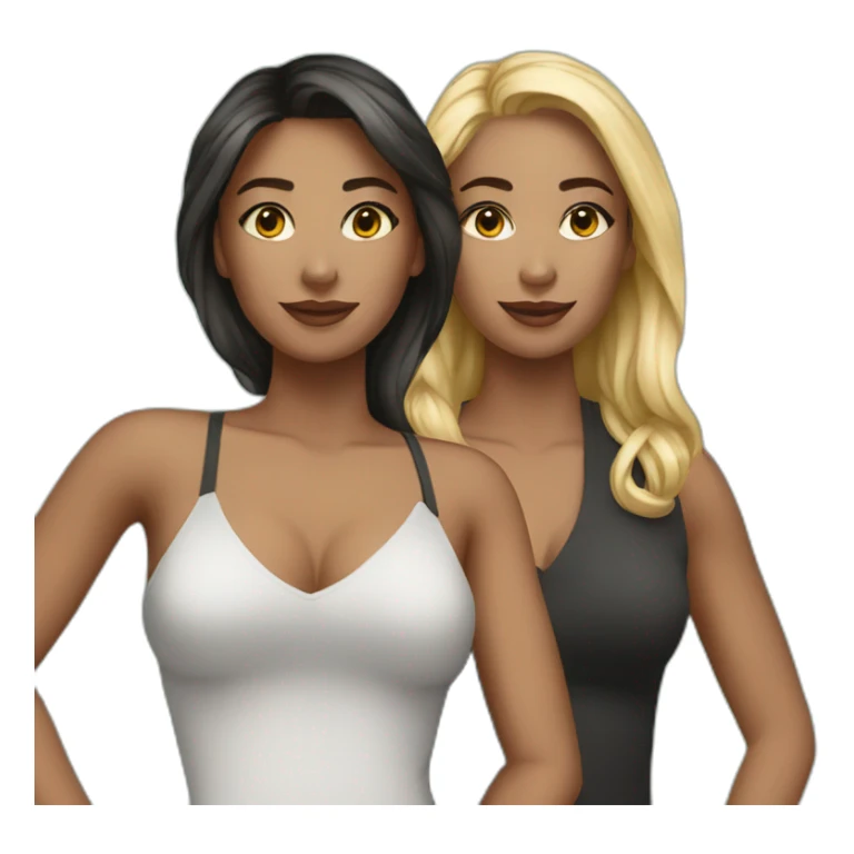 3 millionaire female friends sticker