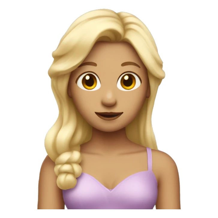 Fairy with blonde hair sticker