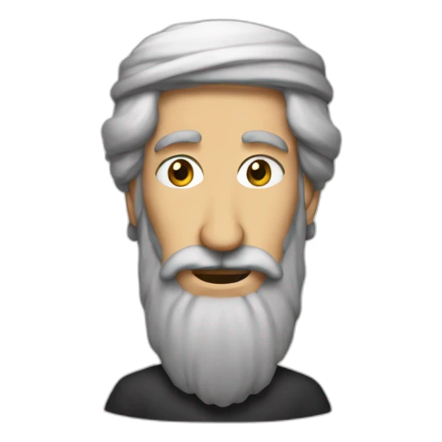 Ben Laden avec des yeux en forme de cœur  sticker