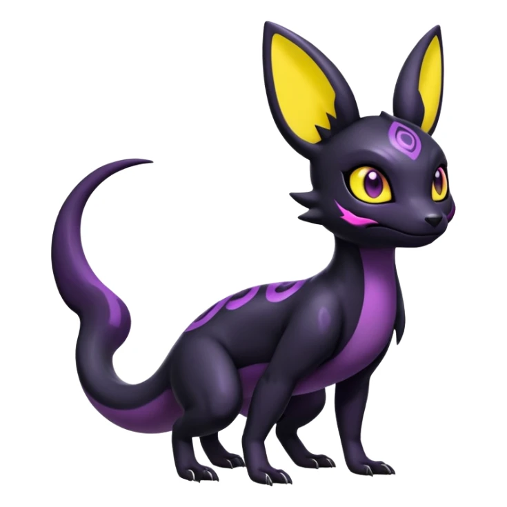 Salandit-Noibat-Umbreon-Hybrid (Full body) sticker