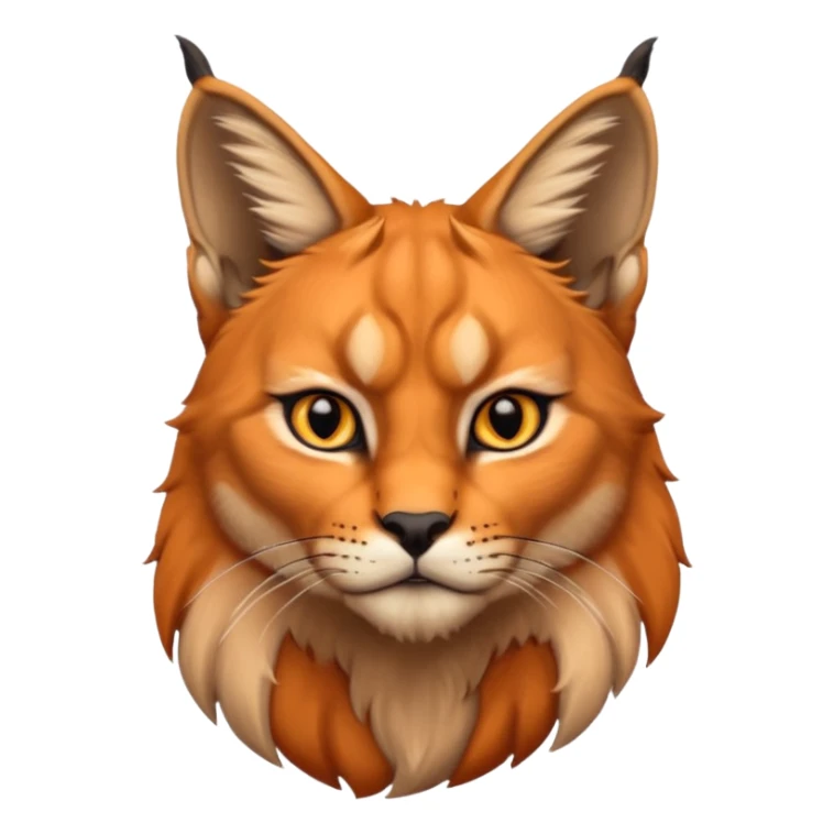 un Lynx Caracal Réaliste sticker