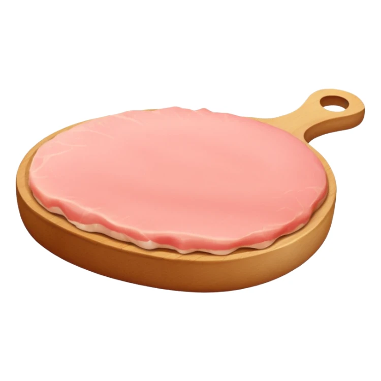 raw plain chicken cutlet sticker