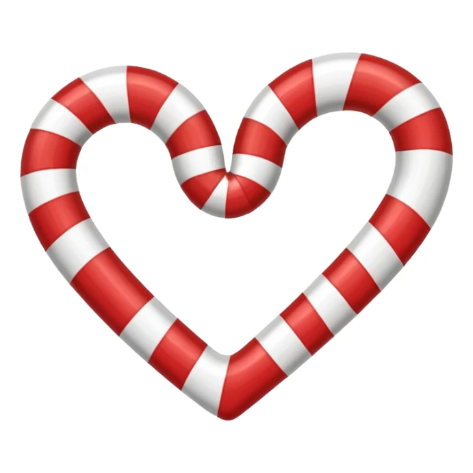 Bastoncini di zucchero a forma di cuore  sticker