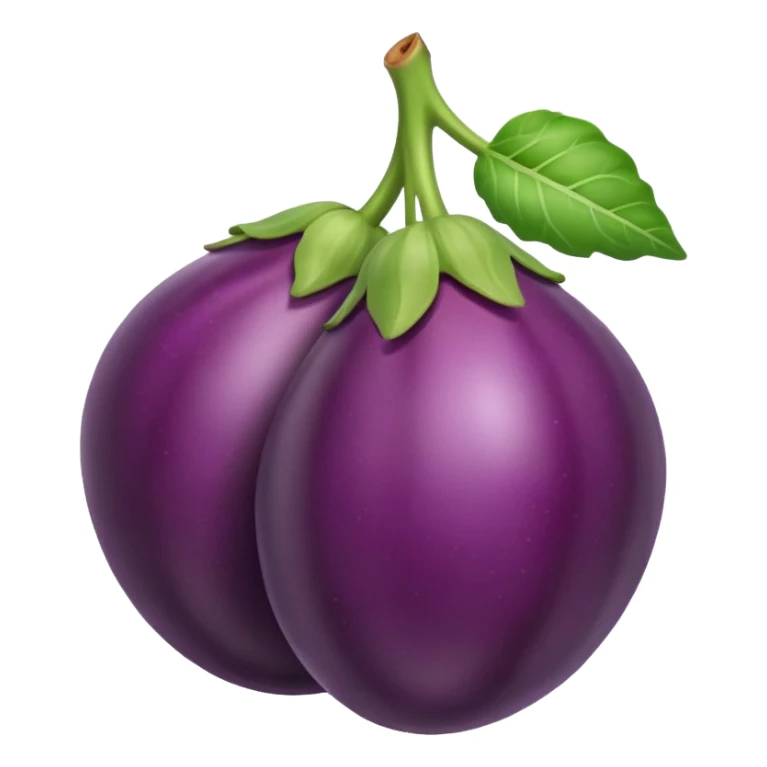 eggplant in the middle of cherri sticker