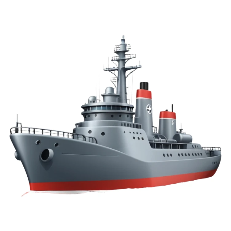 generate a very realistic anti-submarine ship sticker