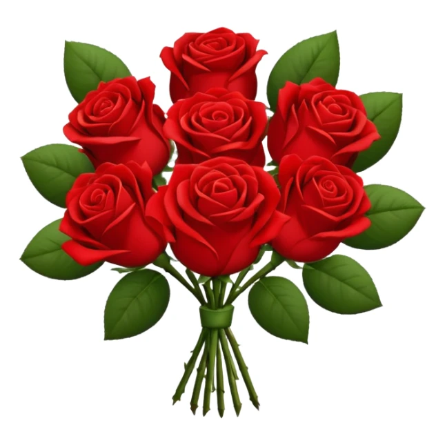 bouquet of roses sticker