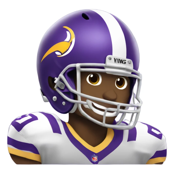 Minnesota Vikings football emoji sticker