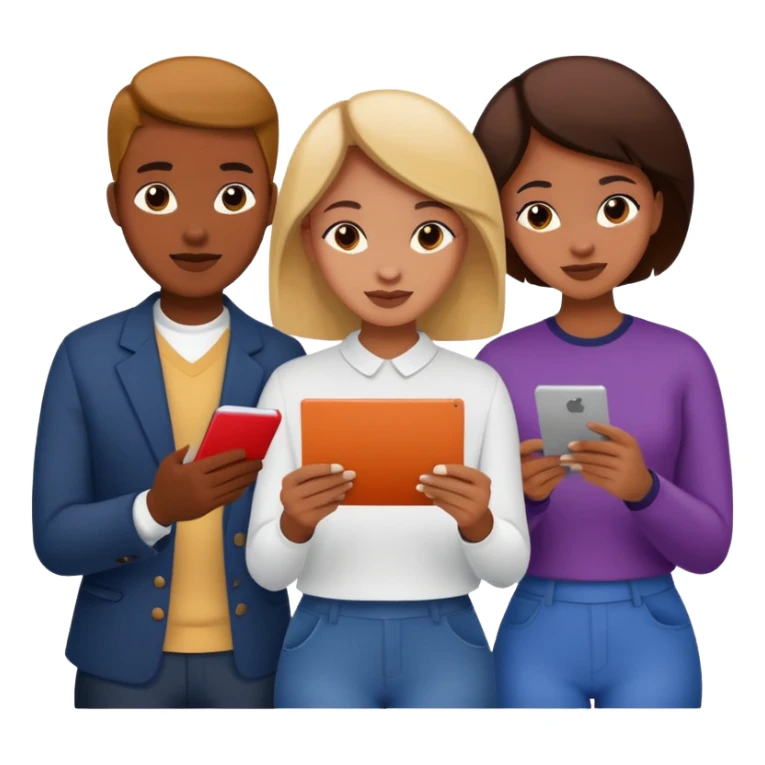 design team with color swatches and mood boards sticker