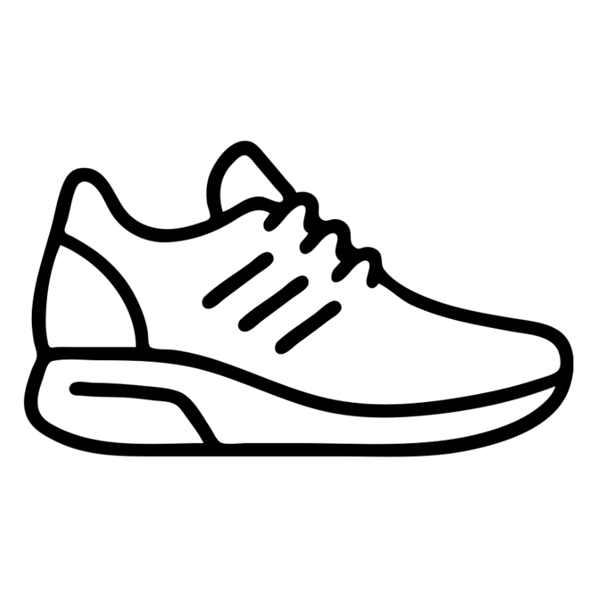 running shoe sticker