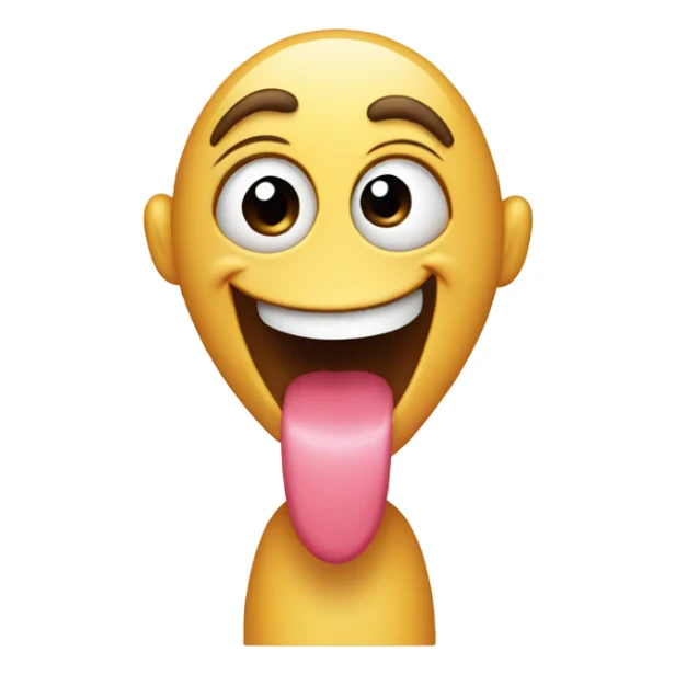 a emoji with heart eyes and tongue out sticker