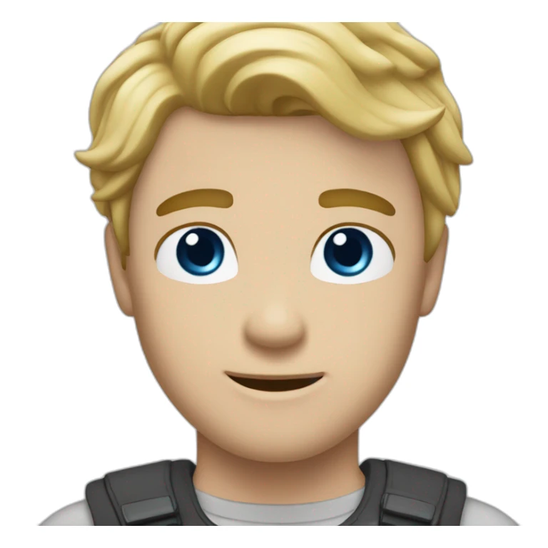 White guys whit blond hair like di caprio et blue eyes sticker