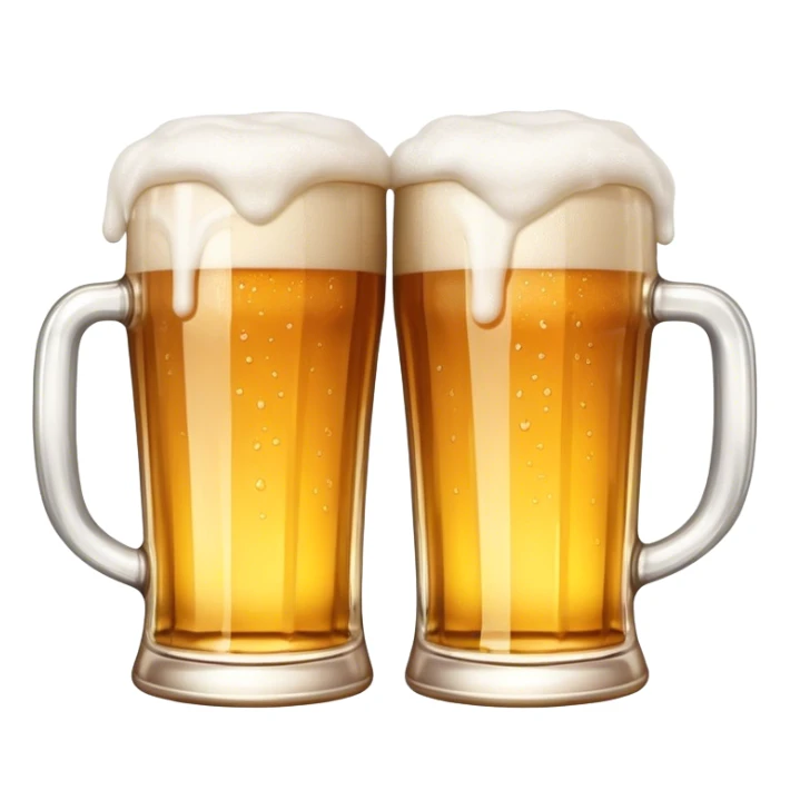 couple of beer cups sticker