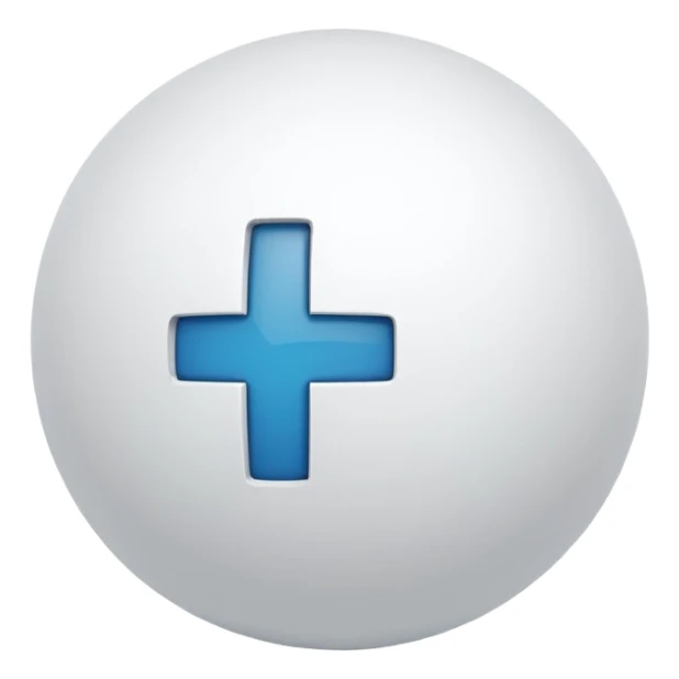 i want a white ball with a plus sign like the smash bros logo sticker