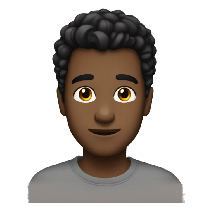 thi irl just add black middle hair sticker