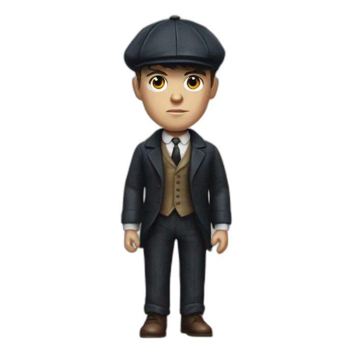 Tommy shelby peaky blinders realistic sticker