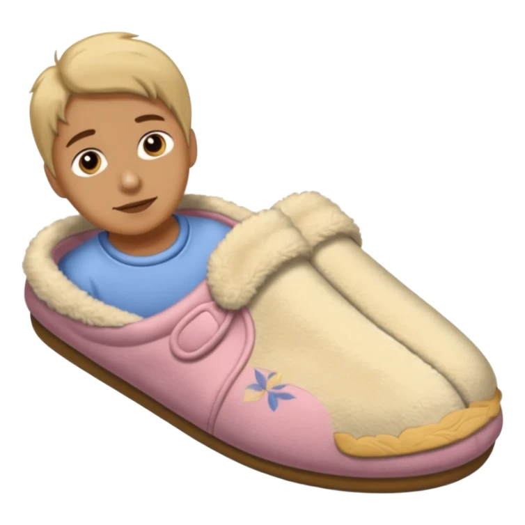a house slipper thrown by a mother sticker