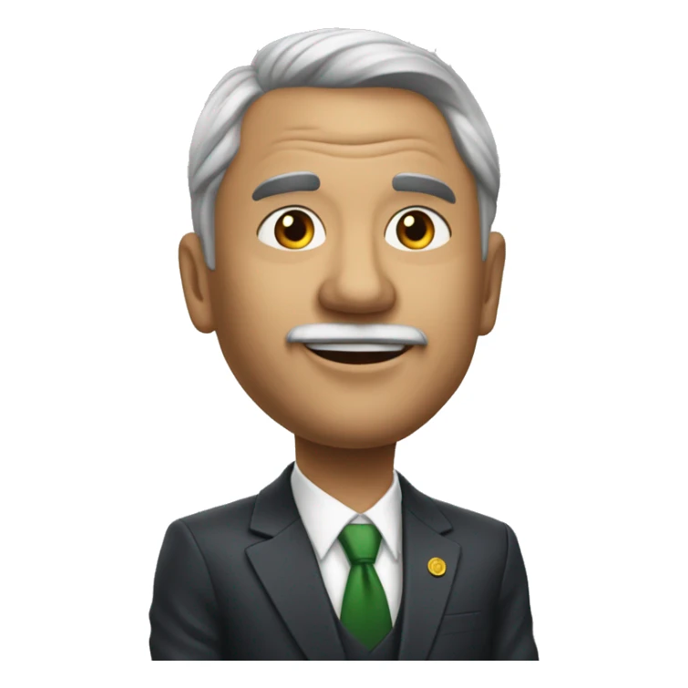 Presidente Milei Jugando Futbol sticker