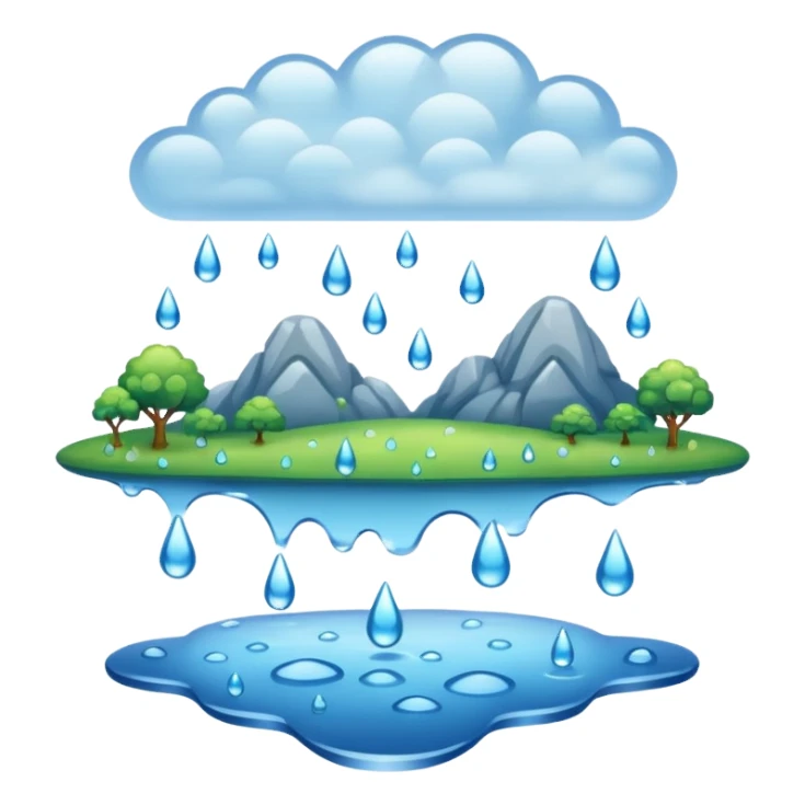 humid weather landskape imag humid more humid add draps falling sticker