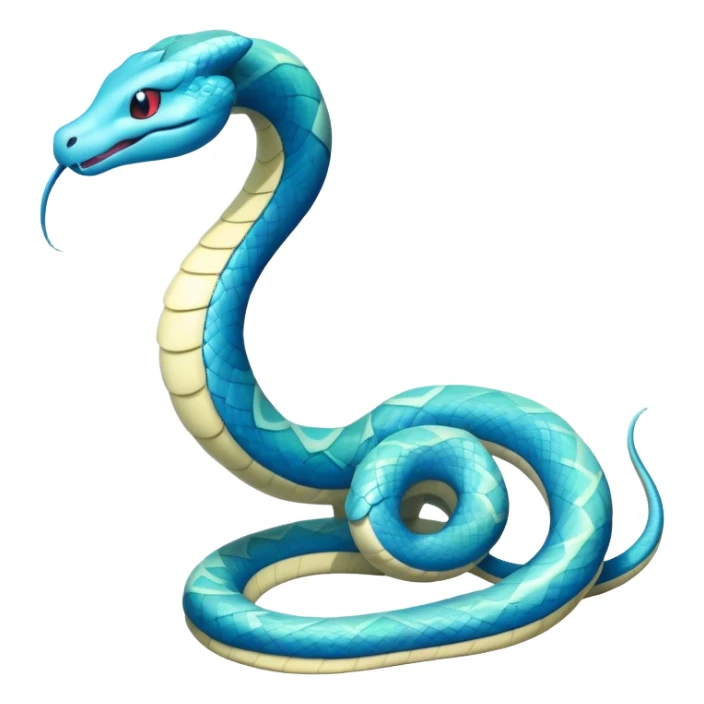 Seviper-Dragonair-Dratini-Snake-hybrid, full body, no legs sticker
