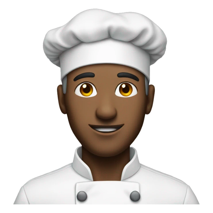 man wearing chef hat with rat sticking out sticker