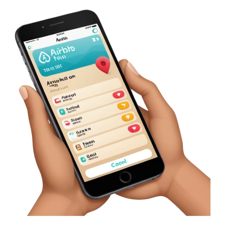 airbnb check in via phone sticker